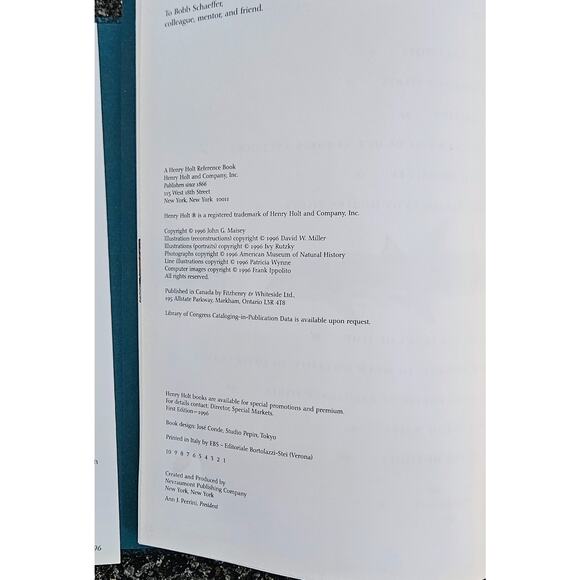 Discovering Fossil Fishes Henry Holt Reference Hardcover Book Illustrated DJ - Picture 5 of 5